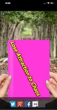 a person holding up a pink book with the words lose attraction to class