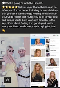 paris hilton dating app - screenshot